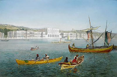 The Bosphorus and the Dolmabahçe Palace, Istanbul