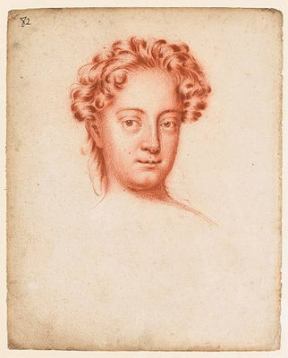 Portrait of Mary (Cradock) Beale: Self-portrait