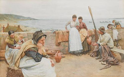A Village Idyll by Walter Langley - Auction record, sale price, and art valuation. Compare with similar artists and explore comparable artworks.