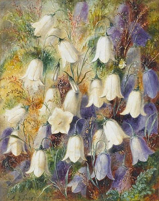 Wild Strawberries; Harebells