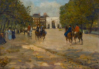 Riding in Hyde Park