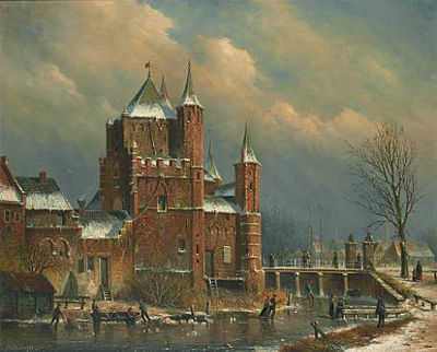 Sample artwork by Oene Romkes Jongh (1812 - 1896), known for painting - View similar artists and auction records