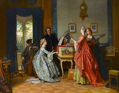 The recital by Jean Carolus - Auction record, sale price, and art valuation. Compare with similar artists and explore comparable artworks.