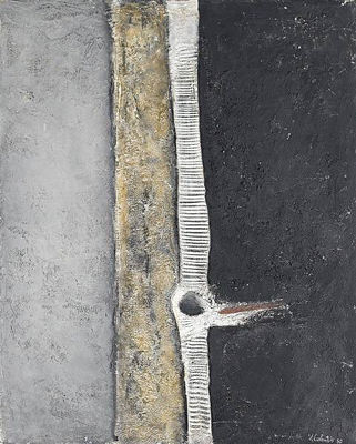 Composition in grey and black