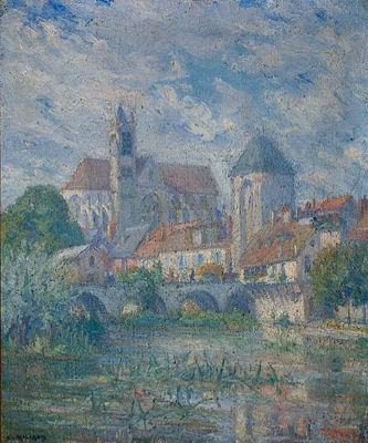 L' eglise et la porte de Bourgogne