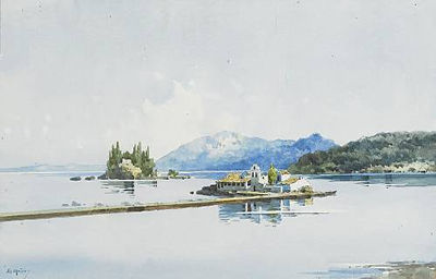 The islands of Pontikinissi and Vlarcherna, Corfu