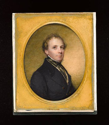 Peter Brooks, wearing black coat