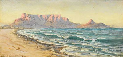 Evening Glow, Table Mountain by Edward Clark Churchill Mace - Auction record, sale price, and art valuation. Compare with similar artists and explore comparable artworks.