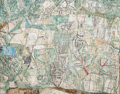 Sample artwork by Bryan Ingham (1936 - 1997), known for painting and sculpture - View similar artists and auction records