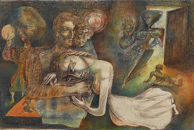 Sample artwork by Leslie Hurry (1909 - 1978), known for theatre paintings - View similar artists and auction records