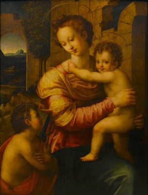 The Madonna and Child with the Infant Saint John the Baptist