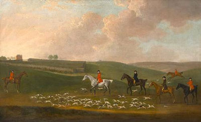 The Earl of Cork and Orrery's fox hounds