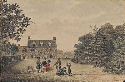 Picking grapes outside a Norfolk house; A family and a young boy tossing a ball outside a Norfolk house, a pair by Humphrey Repton - Auction record, sale price, and art valuation. Compare with similar artists and explore comparable artworks.