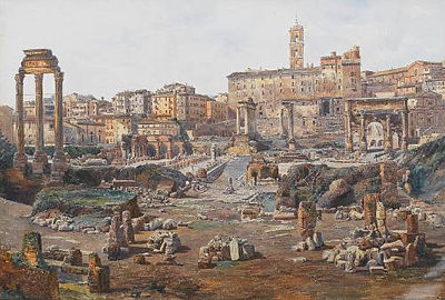The Forum, Rome, a pair
