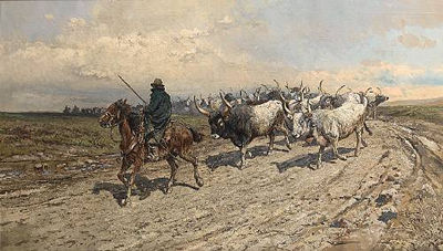 Cattle in the Campagna