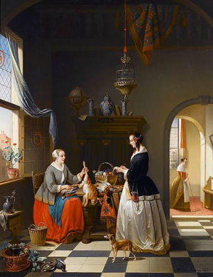 In the kitchen by Alexis van Hamme - Auction record, sale price, and art valuation. Compare with similar artists and explore comparable artworks.