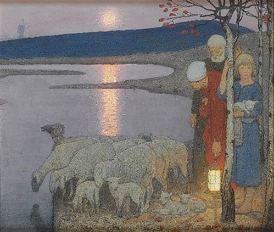 Pastoral by Frederick Cayley Robinson - Auction record, sale price, and art valuation. Compare with similar artists and explore comparable artworks.