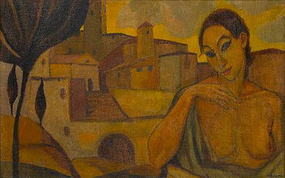Sample artwork by Maria Lagorio Aleksandrovna (1893 - 1979), known for painting - View similar artists and auction records