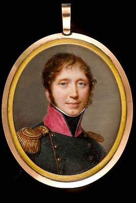 Jean-Louis Robert Tronchin (1763-1840), wearing the uniform of the Chasseurs à Cheval, green coat with red piping and collar, gold epaulette and contre-epaulette by Louis Ami Arlaud-Jurine - Auction record, sale price, and art valuation. Compare with similar artists and explore comparable artworks.