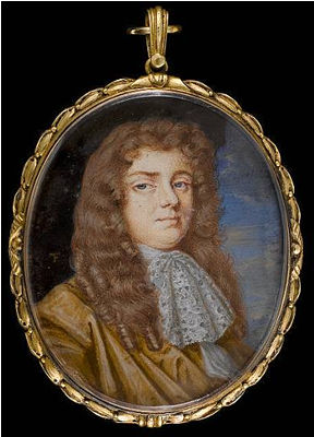 William Russell, Lord Russell (1639-1683), wearing ochre coloured cloak, lace jabot and white chemise, his hair curled and worn long