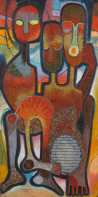 Sample artwork by Jimoh Buraimoh (Born 1943), known for painting - View similar artists and auction records
