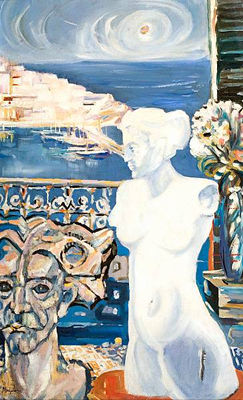 Sample artwork by Themos Maipas (1936 - 1996), known for painting - View similar artists and auction records