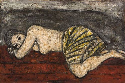 Sample artwork by Nonda (1922 - 2005), known for painting - View similar artists and auction records