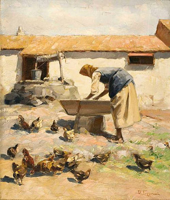 A farm scene by Vasilis Germenis - Auction record, sale price, and art valuation. Compare with similar artists and explore comparable artworks.
