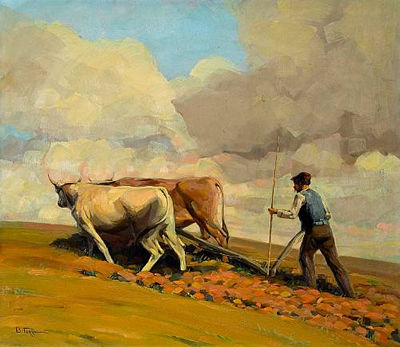 Plowing the fields