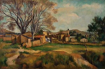 Sample artwork by Aristotelis Vassilikiotis (1902 - 1972), known for painting - View similar artists and auction records
