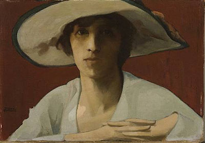 Lady in white