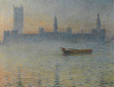Brouillard sur la Tamise