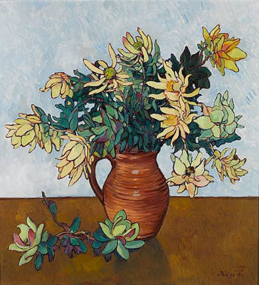 Still life of Proteas