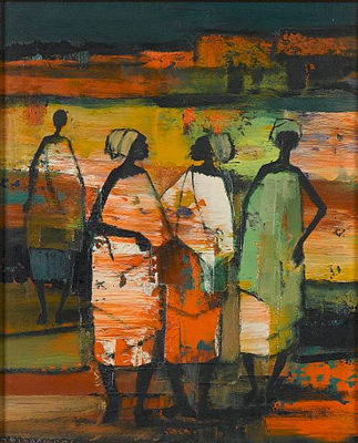 Women gossiping