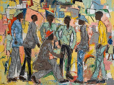 Boys on a township street