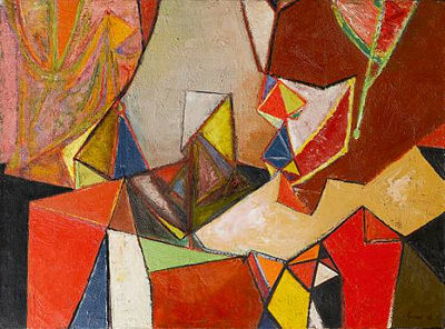 Sample artwork by William Gear (1915 - 1997), known for painting - View similar artists and auction records