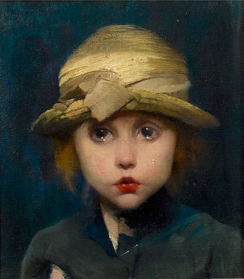 A tearful child by Marianne Stokes - Auction record, sale price, and art valuation. Compare with similar artists and explore comparable artworks.