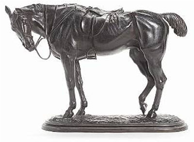 A bronze model entitled 'The Tired Hunter' by John Willis Good - Auction record, sale price, and art valuation. Compare with similar artists and explore comparable artworks.
