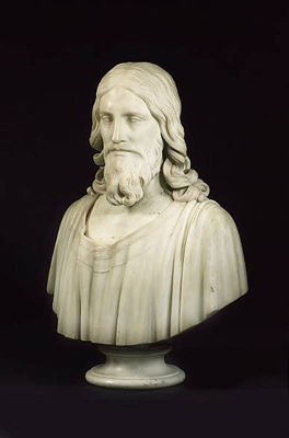 Sample artwork by Hiram Powers (1805 - 1873), known for marble sculpture-neo classical figure - View similar artists and auction records