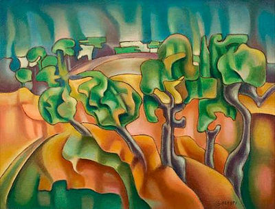 Sample artwork by Zoe Suzi Actypi (1927 - 1996), known for painting - View similar artists and auction records