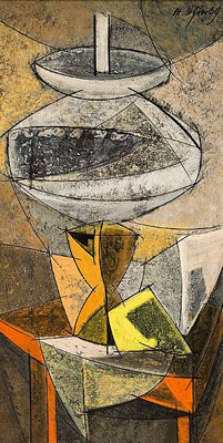 Sample artwork by Stephane Le Grec (1924 - 1998), known for painting - View similar artists and auction records