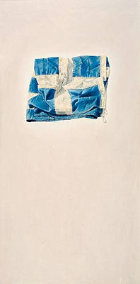 Hommage to the Greek flag