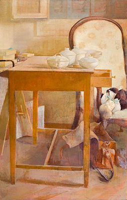 Interior by Stephanos Daskalakis - Auction record, sale price, and art valuation. Compare with similar artists and explore comparable artworks.