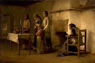 Praying before the communion at Megara by Theodore (Theodorus) Jacques Ralli - Auction record, sale price, and art valuation. Compare with similar artists and explore comparable artworks.