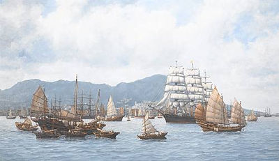 Shipping in Hong Kong harbour