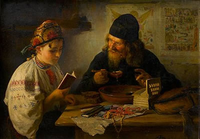 "Rest on the way from Kiev (Pilgrim)" by Vladimir Egorovich Makovsky - Auction record, sale price, and art valuation. Compare with similar artists and explore comparable artworks.