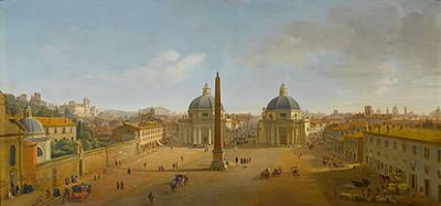 The Piazza del Popolo, Rome