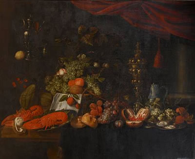 Sample artwork by Jan Pauwel Gillemans The Elder (1618 - after 1675), known for still-life painting, influenced by jan davidsz. de heem - View similar artists and auction records