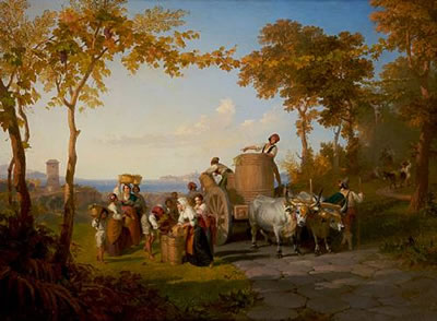 Bringing in the grapes