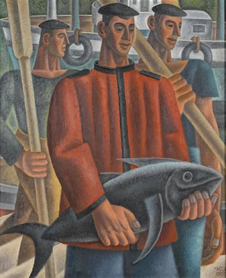 Pescador con bonito